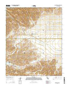 La Liebre Ranch California Current topographic map, 1:24000 scale, 7.5 X 7.5 Minute, Year 2015