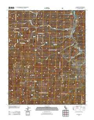 La Panza California Historical topographic map, 1:24000 scale, 7.5 X 7.5 Minute, Year 2012