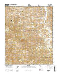 La Panza California Current topographic map, 1:24000 scale, 7.5 X 7.5 Minute, Year 2015