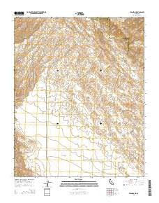 La Panza NE California Current topographic map, 1:24000 scale, 7.5 X 7.5 Minute, Year 2015