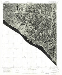 Laguna Beach California Historical topographic map, 1:24000 scale, 7.5 X 7.5 Minute, Year 1974