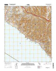 Laguna Beach California Current topographic map, 1:24000 scale, 7.5 X 7.5 Minute, Year 2015