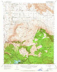 Lake Arrowhead California Historical topographic map, 1:62500 scale, 15 X 15 Minute, Year 1956
