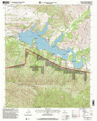 Lake Cachuma California Historical topographic map, 1:24000 scale, 7.5 X 7.5 Minute, Year 1995