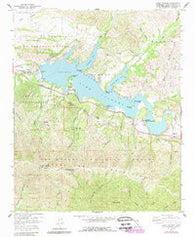 Lake Cachuma California Historical topographic map, 1:24000 scale, 7.5 X 7.5 Minute, Year 1959