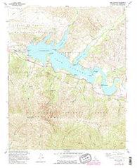 Lake Cachuma California Historical topographic map, 1:24000 scale, 7.5 X 7.5 Minute, Year 1959