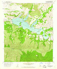 Lake Cachuma California Historical topographic map, 1:24000 scale, 7.5 X 7.5 Minute, Year 1959