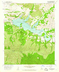 Lake Cachuma California Historical topographic map, 1:24000 scale, 7.5 X 7.5 Minute, Year 1959