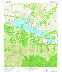Lake Cachuma California Historical topographic map, 1:24000 scale, 7.5 X 7.5 Minute, Year 1959