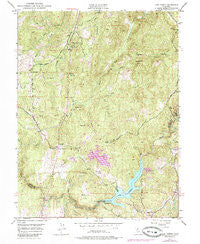 Lake Combie California Historical topographic map, 1:24000 scale, 7.5 X 7.5 Minute, Year 1949