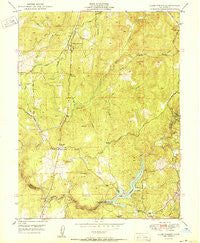 Lake Combie California Historical topographic map, 1:24000 scale, 7.5 X 7.5 Minute, Year 1950