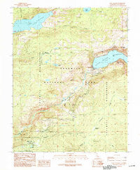 Lake Eleanor California Historical topographic map, 1:24000 scale, 7.5 X 7.5 Minute, Year 1990