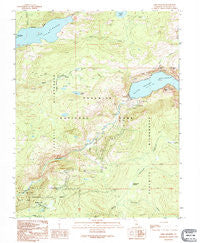 Lake Eleanor California Historical topographic map, 1:24000 scale, 7.5 X 7.5 Minute, Year 1992