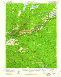 Lake Eleanor California Historical topographic map, 1:62500 scale, 15 X 15 Minute, Year 1956