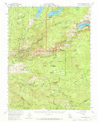 Lake Eleanor California Historical topographic map, 1:62500 scale, 15 X 15 Minute, Year 1956