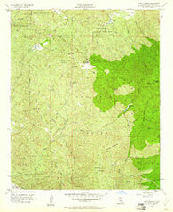 Lake Fulmor California Historical topographic map, 1:24000 scale, 7.5 X 7.5 Minute, Year 1956