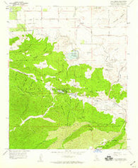 Lake Hughes California Historical topographic map, 1:24000 scale, 7.5 X 7.5 Minute, Year 1957