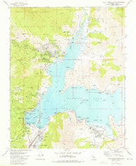 Lake Isabella North California Historical topographic map, 1:24000 scale, 7.5 X 7.5 Minute, Year 1972