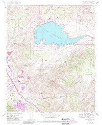 Lake Mathews California Historical topographic map, 1:24000 scale, 7.5 X 7.5 Minute, Year 1967