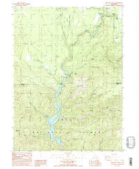 Lake McCloud California Historical topographic map, 1:24000 scale, 7.5 X 7.5 Minute, Year 1986