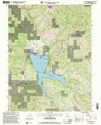 Lake Pillsbury California Historical topographic map, 1:24000 scale, 7.5 X 7.5 Minute, Year 1996