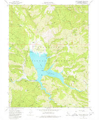 Lake Pillsbury California Historical topographic map, 1:24000 scale, 7.5 X 7.5 Minute, Year 1967