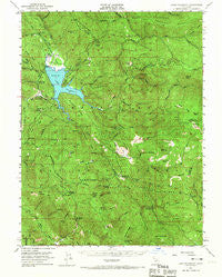 Lake Pillsbury California Historical topographic map, 1:62500 scale, 15 X 15 Minute, Year 1951