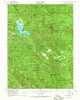 Lake Pillsbury California Historical topographic map, 1:62500 scale, 15 X 15 Minute, Year 1951