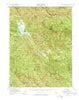 Lake Pillsbury California Historical topographic map, 1:62500 scale, 15 X 15 Minute, Year 1951