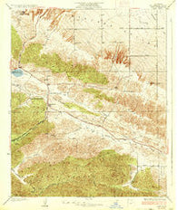 Lake California Historical topographic map, 1:24000 scale, 7.5 X 7.5 Minute, Year 1937