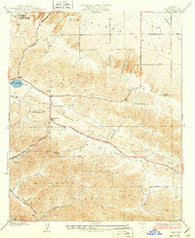 Lake California Historical topographic map, 1:24000 scale, 7.5 X 7.5 Minute, Year 1937