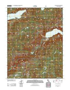 Lake Eleanor California Historical topographic map, 1:24000 scale, 7.5 X 7.5 Minute, Year 2012