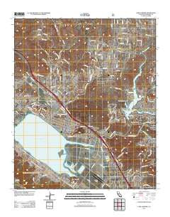 Lake Elsinore California Historical topographic map, 1:24000 scale, 7.5 X 7.5 Minute, Year 2012