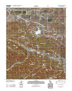 Lake Hughes California Historical topographic map, 1:24000 scale, 7.5 X 7.5 Minute, Year 2012
