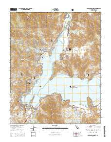 Lake Isabella North California Current topographic map, 1:24000 scale, 7.5 X 7.5 Minute, Year 2015