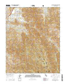 Lake Isabella South California Current topographic map, 1:24000 scale, 7.5 X 7.5 Minute, Year 2015