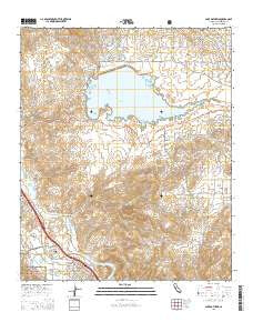 Lake Mathews California Current topographic map, 1:24000 scale, 7.5 X 7.5 Minute, Year 2015