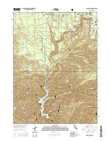 Lake McCloud California Current topographic map, 1:24000 scale, 7.5 X 7.5 Minute, Year 2015