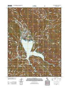Lake Pillsbury California Historical topographic map, 1:24000 scale, 7.5 X 7.5 Minute, Year 2012