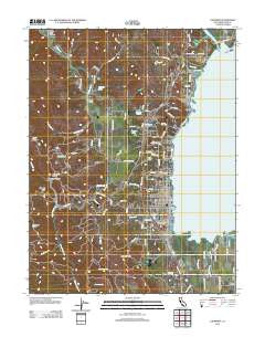 Lakeport California Historical topographic map, 1:24000 scale, 7.5 X 7.5 Minute, Year 2012