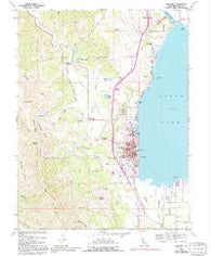 Lakeport California Historical topographic map, 1:24000 scale, 7.5 X 7.5 Minute, Year 1958
