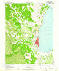 Lakeport California Historical topographic map, 1:24000 scale, 7.5 X 7.5 Minute, Year 1958