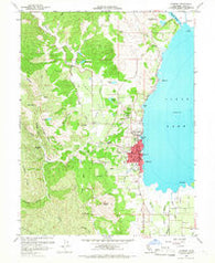 Lakeport California Historical topographic map, 1:24000 scale, 7.5 X 7.5 Minute, Year 1958