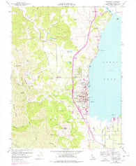 Lakeport California Historical topographic map, 1:24000 scale, 7.5 X 7.5 Minute, Year 1958