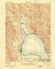 Lakeport California Historical topographic map, 1:62500 scale, 15 X 15 Minute, Year 1938