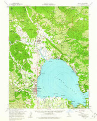 Lakeport California Historical topographic map, 1:62500 scale, 15 X 15 Minute, Year 1958
