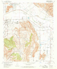 Lakeview California Historical topographic map, 1:24000 scale, 7.5 X 7.5 Minute, Year 1967