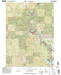 Lamoine California Historical topographic map, 1:24000 scale, 7.5 X 7.5 Minute, Year 1998