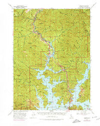Lamoine California Historical topographic map, 1:62500 scale, 15 X 15 Minute, Year 1969