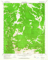 Lamont Peak California Historical topographic map, 1:62500 scale, 15 X 15 Minute, Year 1956